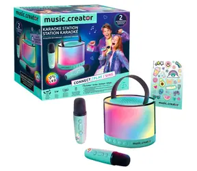CANAL TOYS Mini stacja karaoke / Głośnik Bluetooth / 2x mikrofon bezprzewodowy / od 14 lat