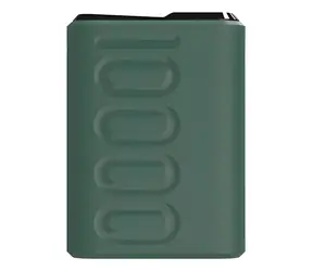 RealPower PB-10000C PD+ ciemnozielony / Power bank 10 000 mAh / 3x USB-C / Power Delivery