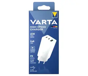 Kabel ładujący Varta USB-C - USB-C / Kabel / Szybkie ładowanie / Synchronizacja danych / 2 m