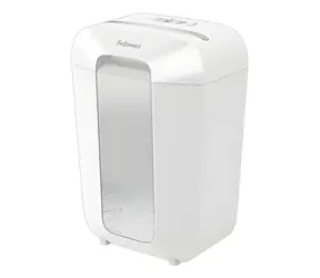 Fellowes LX70 biała / Niszczarka / cięcie poprzeczne 4x40 mm / P-4 / 18 l / 11 arkuszy