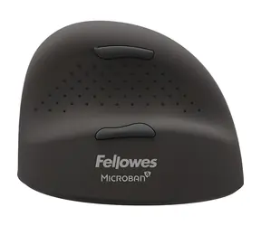 Fellowes Breyta Plus+ L dla osób praworęcznych, czarna / Ergonomiczna mysz bezprzewodowa / Bluetooth / USB-C / 2400 DPI