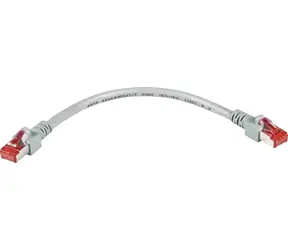 EFB Cat6a S/FTP szary / Kabel krosowy / RJ-45 / 0,15 m / LSZH