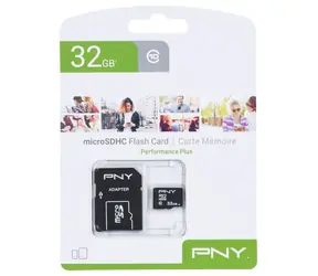 PNY Performance PLUS microSDHC 32 GB / Karta pamięci / Klasa 10
