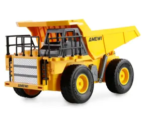 Samochód zdalnie sterowany AMEWI Kipper czarno-żółty / 1:24 / RTR / 4WD / 2,4 GHz / 500 mAh Li- ION
