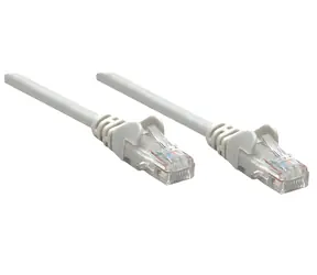 Kabel krosowy Intellinet Cat6 szary / Kabel krosowy / U/UTP / RJ45-RJ45 / 10 m