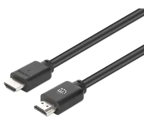 Kabel HDMI Manhattan 10 m czarny / kabel HDMI / 4K60 / 18 Gbit/s / ARC / pozłacane złącza