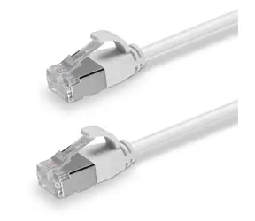 Lindy Cat.6A U/FTP Ultra Slim 1 m szary / Kabel krosowy / RJ-45 / LSZH / O 3,6 mm