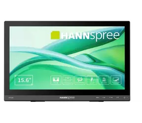15,6" Hannspree HT165HPB czarny / TFT dotykowy / 1920 x 1080 / 250 cd / 16:9 / 800:1 / 15 ms / HDMI