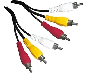 Kabel AV Schwaiger 3x Cinch czarny / Kabel audio/wideo / 1,5 m / ekranowany