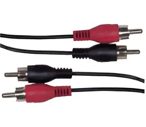 Schwaiger czarny / Kabel połączeniowy audio / 2x Cinch - 2x Cinch / 10 m