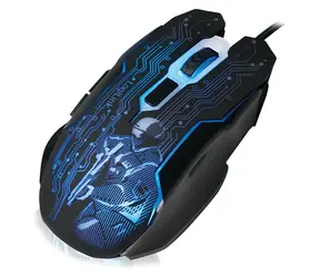 LogiLink ID0137 czarna / Mysz gamingowa / optyczna / 2400 DPI / 6 przycisków / USB