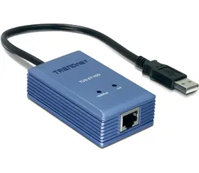 Trendnet TU2-ET100 biały / Adapter LAN USB / Szybki Ethernet 100 Mbit/s / USB 2.0 / RJ-45