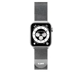 LAUT Steel LOOP srebrny / Pasek / do Apple Watch 42 i 44 mm / stal nierdzewna