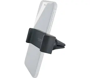 Schwaiger uniwersalny uchwyt na telefon komórkowy do kratki wentylacyjnej czarny / Uchwyt na telefon komórkowy / Obrotowy 360° / Szerokość 6-9 cm