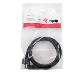 Equip CEE 7/7 - C5 czarny / Kabel zasilający / 3 m / 250 V / 2,5 A