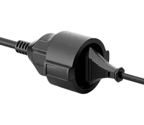 Equip 112181 czarny / Kabel zasilający / CEE 7/7 - CEE 7/3 / 3 m / 250 V / 16 A