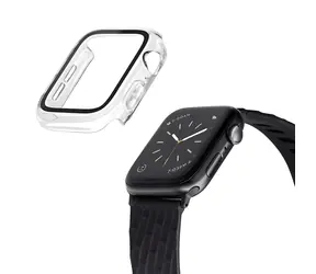 LAUT Shield Apple Watch 44 mm przezroczysty / Etui ochronne / Szkło/PC