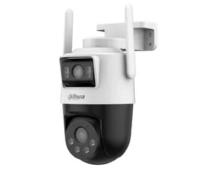 Dahua Picoo Dual D1 biała / Zewnętrzna obrotowa kamera IP / 4G/LTE / Dual 3+3 Mpx / IP66 / detekcja AI