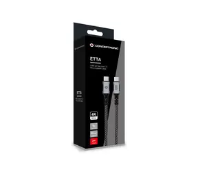 Conceptronic USB-C - USB-C czarny / Kabel / USB 3.2 Gen 2x2 / PD 100W / 20 Gbit/s / 2 m