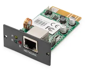 Karta Digitus SNMP & WEB V2.0 / Karta sieciowa do UPS / RS-232 / Ethernet 10/100 / SNMP