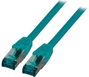 EFB CAT6A S/FTP 0,25 m zielony / Kabel krosowy / RJ45-RJ45 / 10 Gb / LSZH