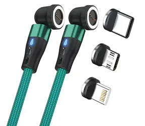 RealPower MagneticCharge 2 zielony / Magnetyczny kabel ładujący / 1 m / Złącze magnetyczne / 6 adapterów