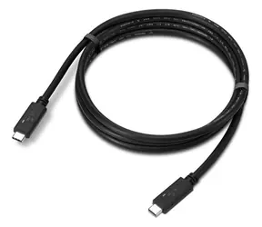 Kabel Lenovo USB-C(M)-USB-C(M) czarny / Kabel / USB4 Gen 2x2 / 20 Gbit/s / 240 W / 1,5 m