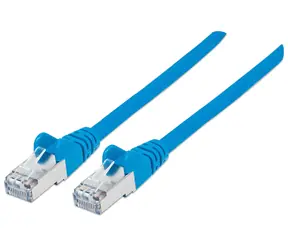 Intellinet Cat6A S/FTP niebieski / Kabel krosowy / 1 m / RJ-45 / 500 MHz / LSZH