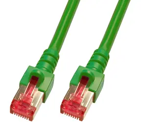 Kabel krosowy EFB Cat6 S/FTP 2m zielony / Kabel krosowy / RJ-45 / LSZH