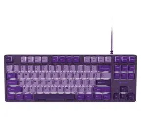 Klawiatura mechaniczna do gier Fury Kanabo K2 US fioletowy / Przewodowa USB / Układ US / Białe podświetlenie