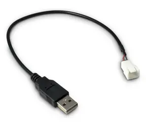Adapter Inter-tech USB-A na 3-pin czarny / Adapter / 0,3 m