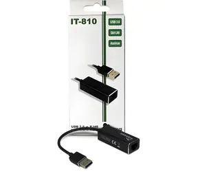 Inter-tech Argus IT-810 / Adapter USB / Gigabit Ethernet / Realtek RTL8153