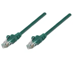 Kabel krosowy Intellinet Cat6 U/UTP zielony 0,5 m / Kabel krosowy / RJ-45