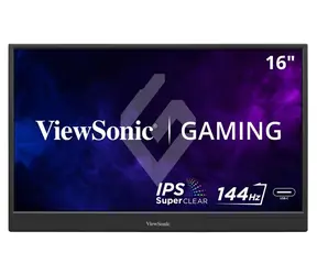 15,6" ViewSonic VX1654 czarny / IPS / 1920 x 1080 / 16:9 / 6 ms / USB-C / przenośny