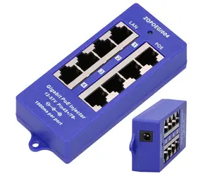 Wtryskiwacz PoE Extralink 4 Port / Wtryskiwacz PoE / 4X Gigabit RJ45 / 48 V