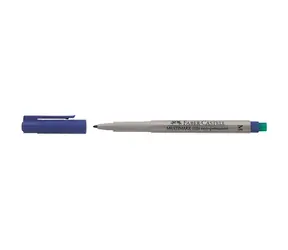 Marker Faber-Castell Multimark M niebieski / Marker / Niepermanentny / Rozpuszczalny w wodzie / 10 szt.