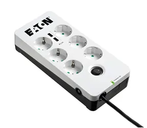 EATON Protection Box PB6UD / Listwa przeciwprzepięciowa / 6 gniazd / 2x Port USB