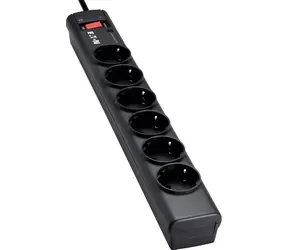 Listwa przeciwprzepięciowa EATON PS6D / Listwa przeciwprzepięciowa / 6 gniazd / 1 m / 10 A
