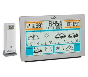 TFA 35.8100.54 ID-02 / stacja pogodowa WiFi / prognoza pogody wetter.com / portal TFA.me / do 5 czujników