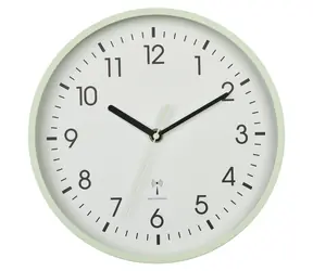 TFA 60.3550.04 mięta / Zegar ścienny / Sygnał DCF / szkło