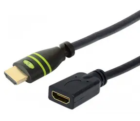 Techly ICOC-HDMI-4-EXT018 czarny / przedłużacz HDMI / z Ethernetem / 4K 30 Hz / 1,8 m