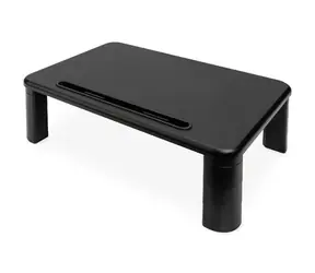 Digitus MLS czarny / Stojak pod monitor / do 32" / regulowana wysokość / nośność 10 kg / drewno