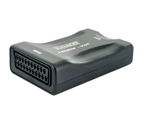 Konwerter HDMI na SCART Schwaiger / Redukcja / Plug & Play / NTSC, PAL
