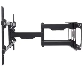 Universal uchwyt ścienny do telewizora Manhattan , czarny / Uchwyt ścienny / 37" - 90" / Nośność 75 kg / VESA 800x400