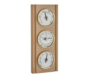 TFA 20.1002.05 buk / Analogowa stacja meteorologiczna / barometr / higrometr / termometr