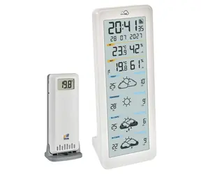 TFA 35.8108.02 / Stacja pogodowa / WiFi / Prognoza pogody na 4 dni / Bezprzewodowy czujnik temperatury i wilgotności