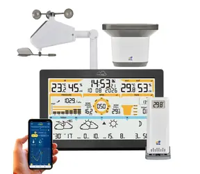 TFA 35.8106.01 / Stacja pogodowa / WiFi bezprzewodowe / prognoza pogody / anemometr i deszczomierz