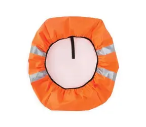 Dicota Raincover HI-VIS orange / Pokrowiec przeciwdeszczowy na plecak / 65 l / do 610×290×388 mm / poliester / paski odblaskowe 3M