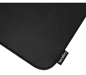 Podkładka pod mysz LogiLink Gaming L czarna / Podkładka pod mysz / 320 x 270 mm / antypoślizgowa, obszyte brzegi
