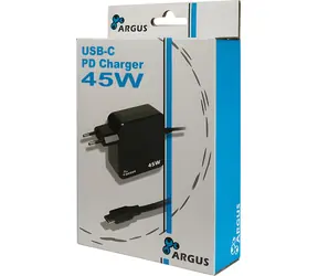 Inter-tech PD-2045 czarny / Ładowarka / USB-C / 45 W / PD